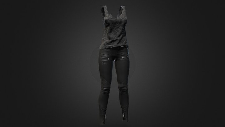 Fashion Dress 3D Model