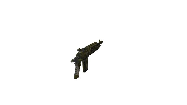 Showcase for Spray Painted M39 | Rust Item Store 3D Model