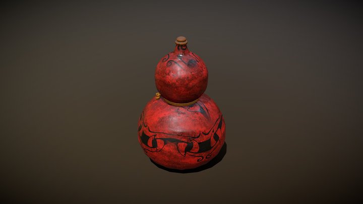 Shuten-dōji Gourd 3D Model
