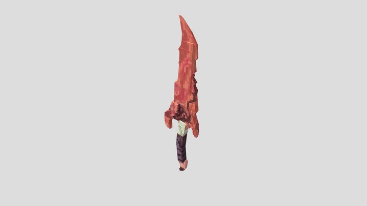 Kamish's Wrath Right Dagger 3D Model