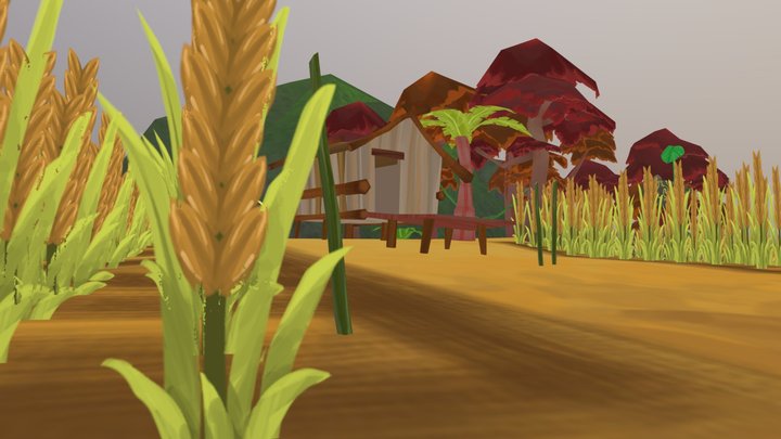 Paddy farm - Manang: Awakening 3D Model