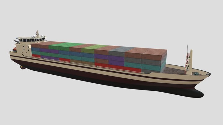Container Ship 03 FBX