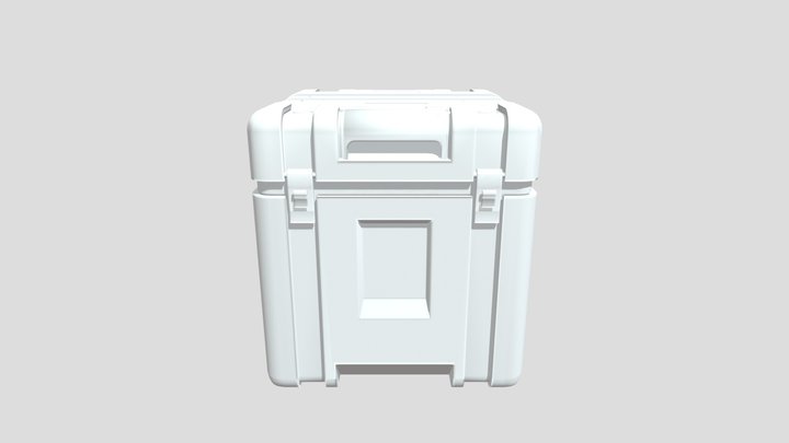 Sci-fi Container Game Blend 3D Model
