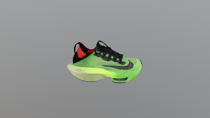 nike-alphafly-green-v6 3D Model