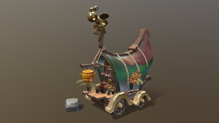 Exam Sculpting - "Pollination transportation" 3D Model