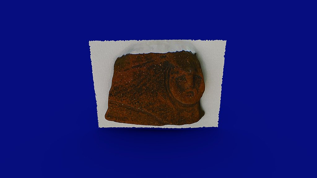 人面付土器（我孫子市下ヶ戸貝塚）観察記録3Dモデル