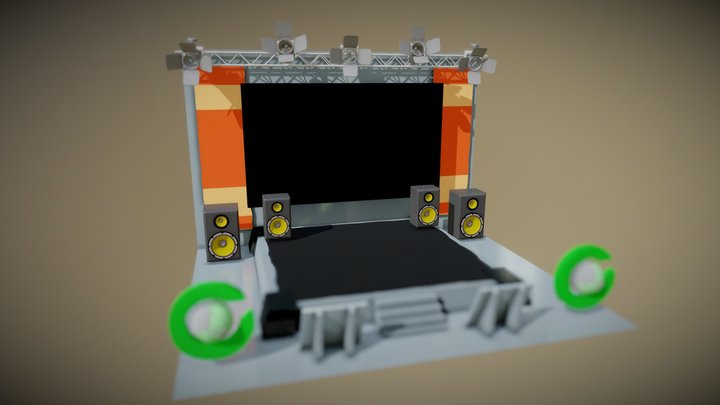 Show Time Stage 3D Model