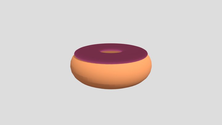 Donut 3D Model