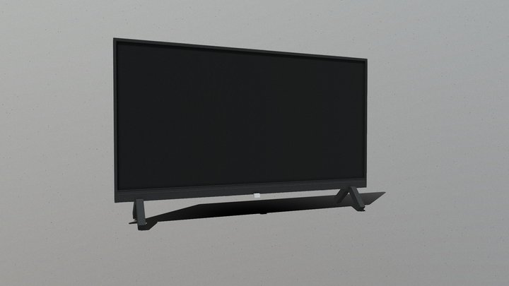 Low poly Modern tv 3D Model