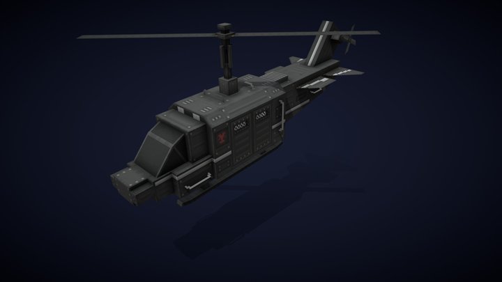 Helicopter 3D Model