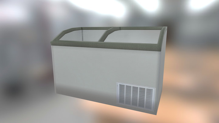 Market Freezer 3D Model