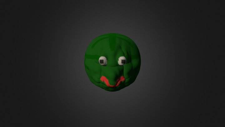 Creepy Frog 3D Model