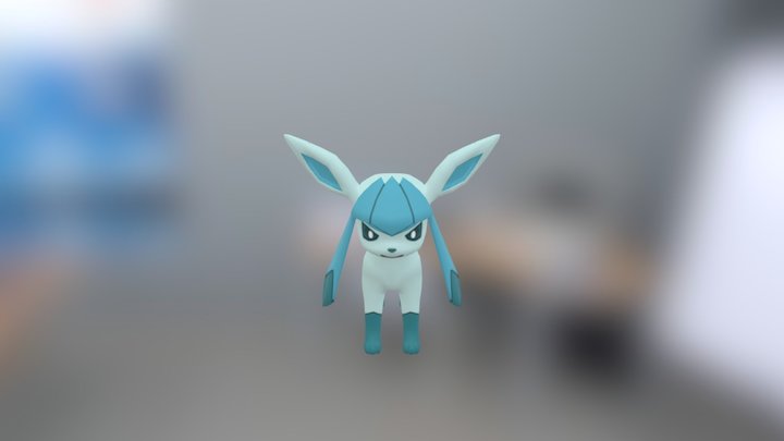 Glaceon 3D Model