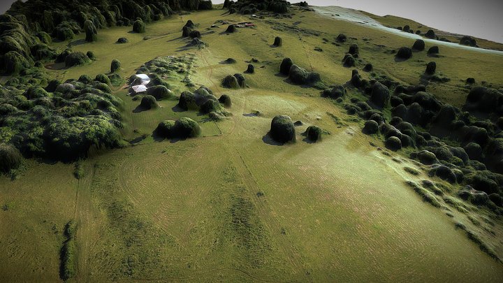 cattle farm in Koonorigan 3D Model