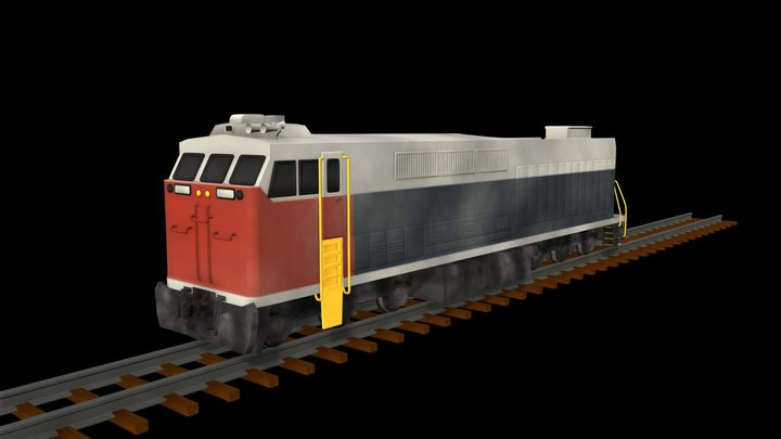 BM&LP GE E60C 3D Model