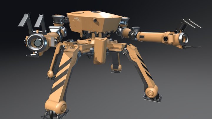 AMU Robot 3D Model