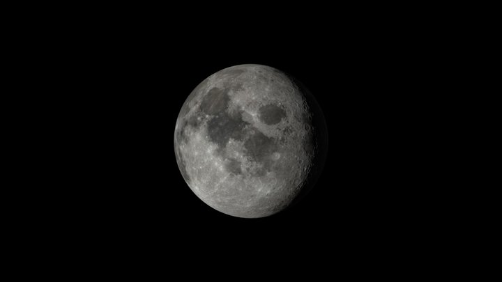 The Moon 3D Model