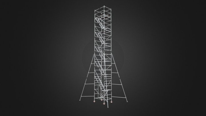 12.2 4R STAIRWAY VERSION 3D Model
