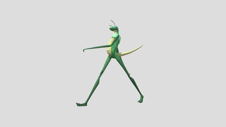 Carlos the Reptisect 3D Model