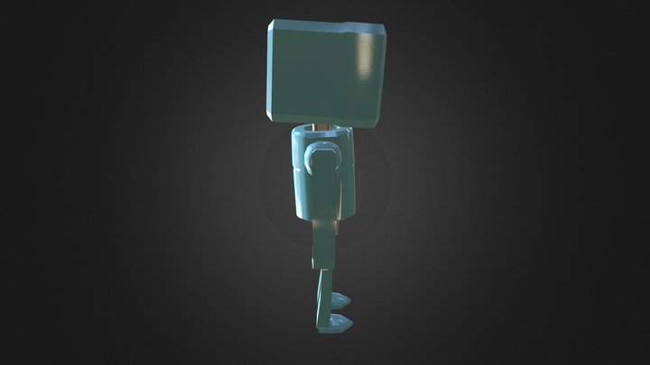 Robot Television 3D Model