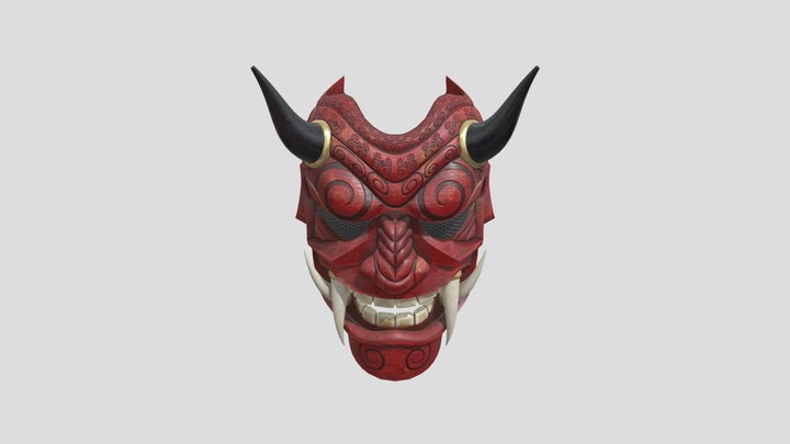 Demon Mask 3D Model