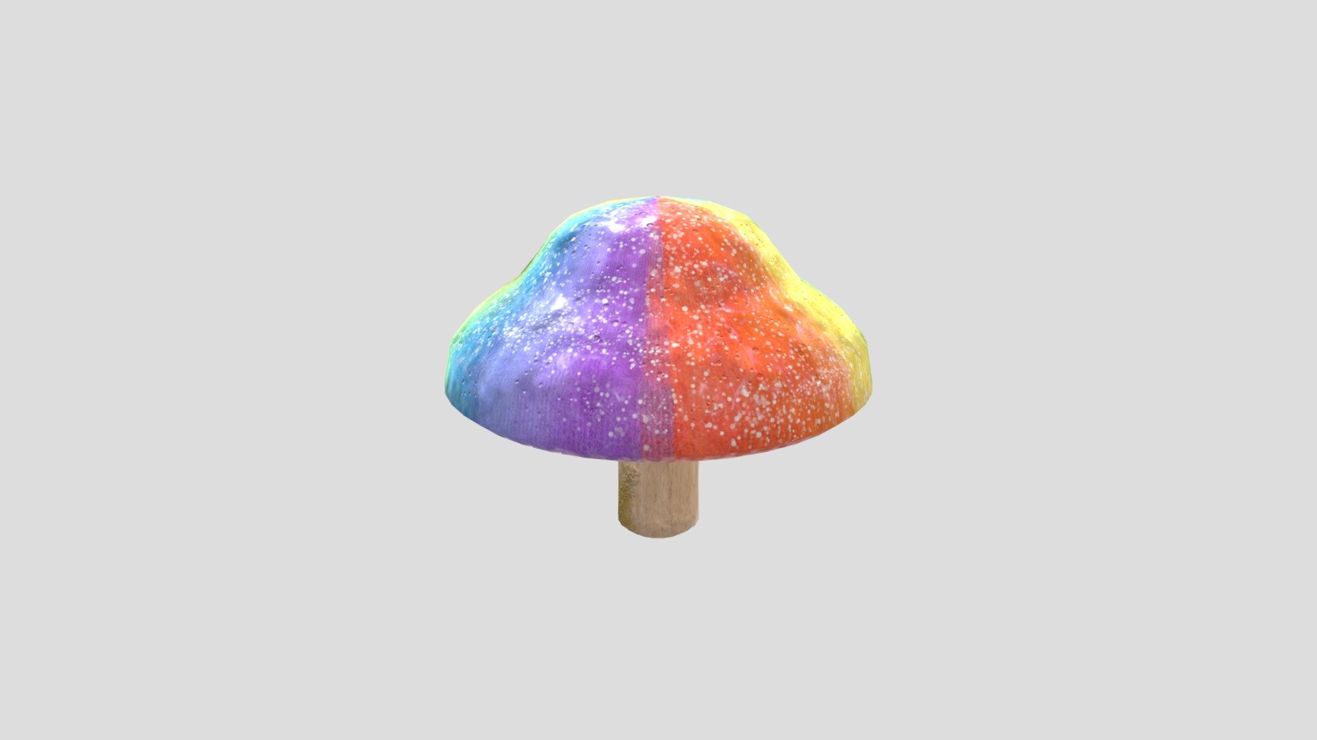 Rainbow mushroom