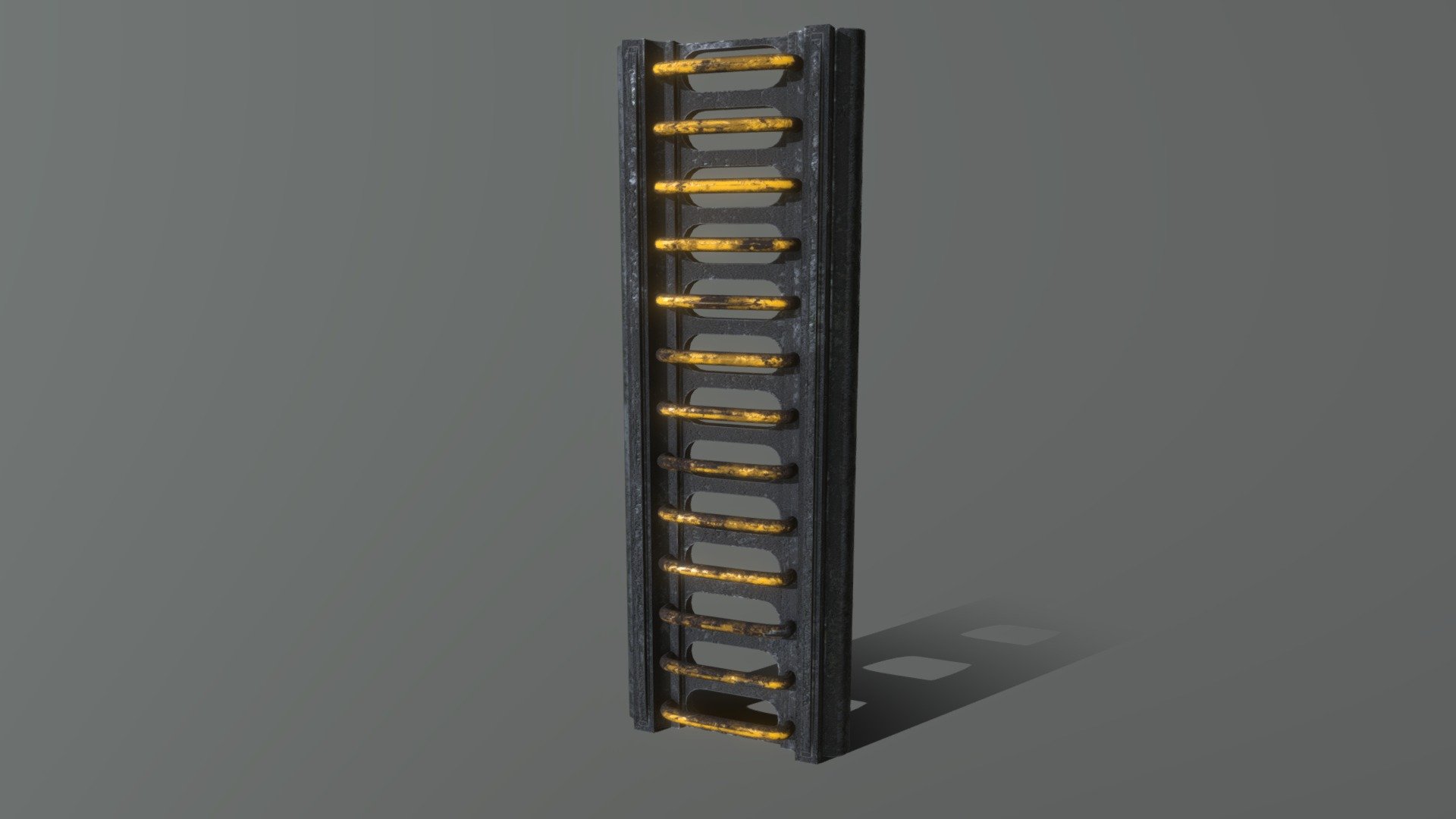 Industrial Worn Ladder