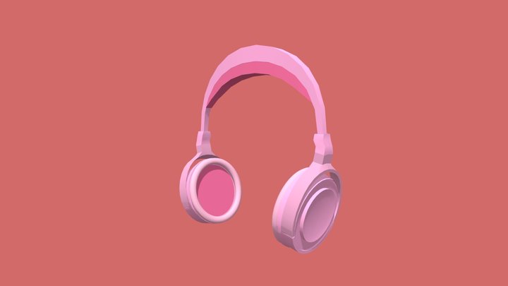 Headphones LP 3D Model
