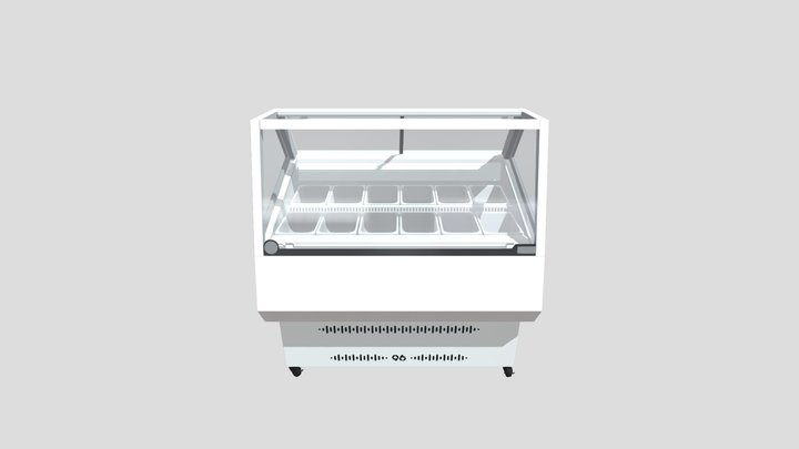 Exhibidor de Helados Modelo Kubo 3D Model