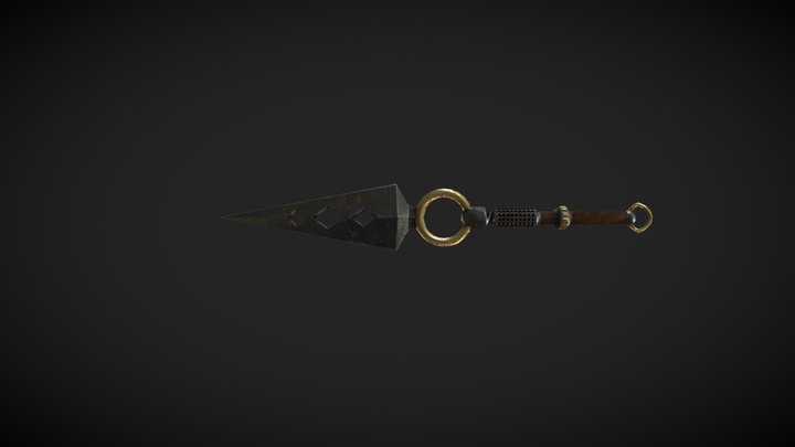 Kunai - "Kanjo" 3D Model