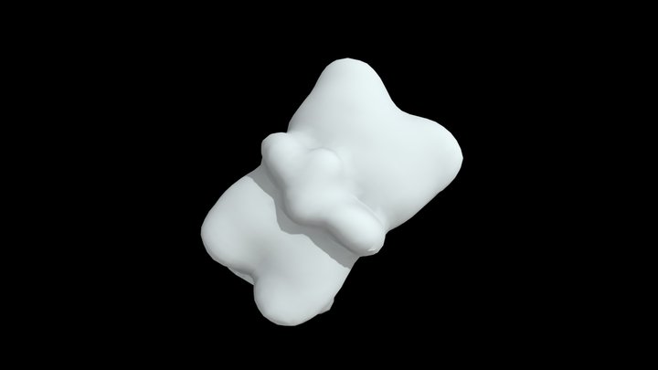 Butter occlusionmap 3D Model