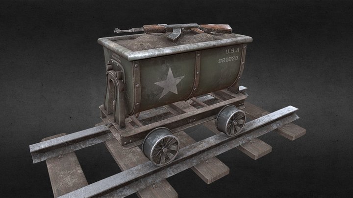 The mining tank 3D Model