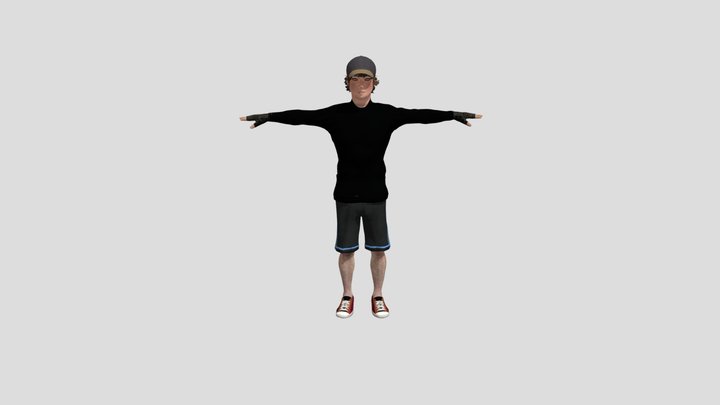 Push Up 3D Model