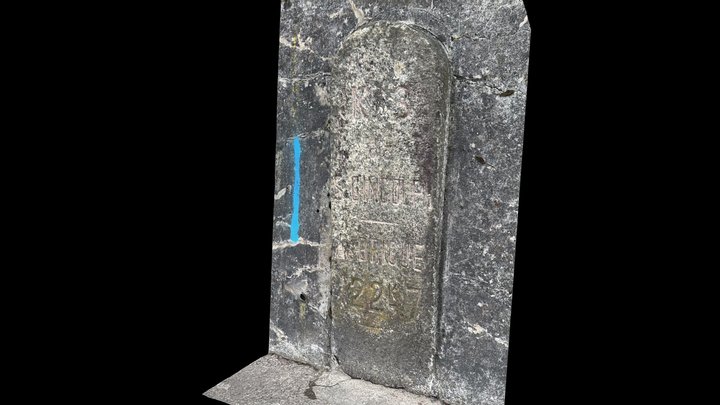 Route Saint-Gingolph - Brigue km 3 – Kostenloses 3D-Modell STL