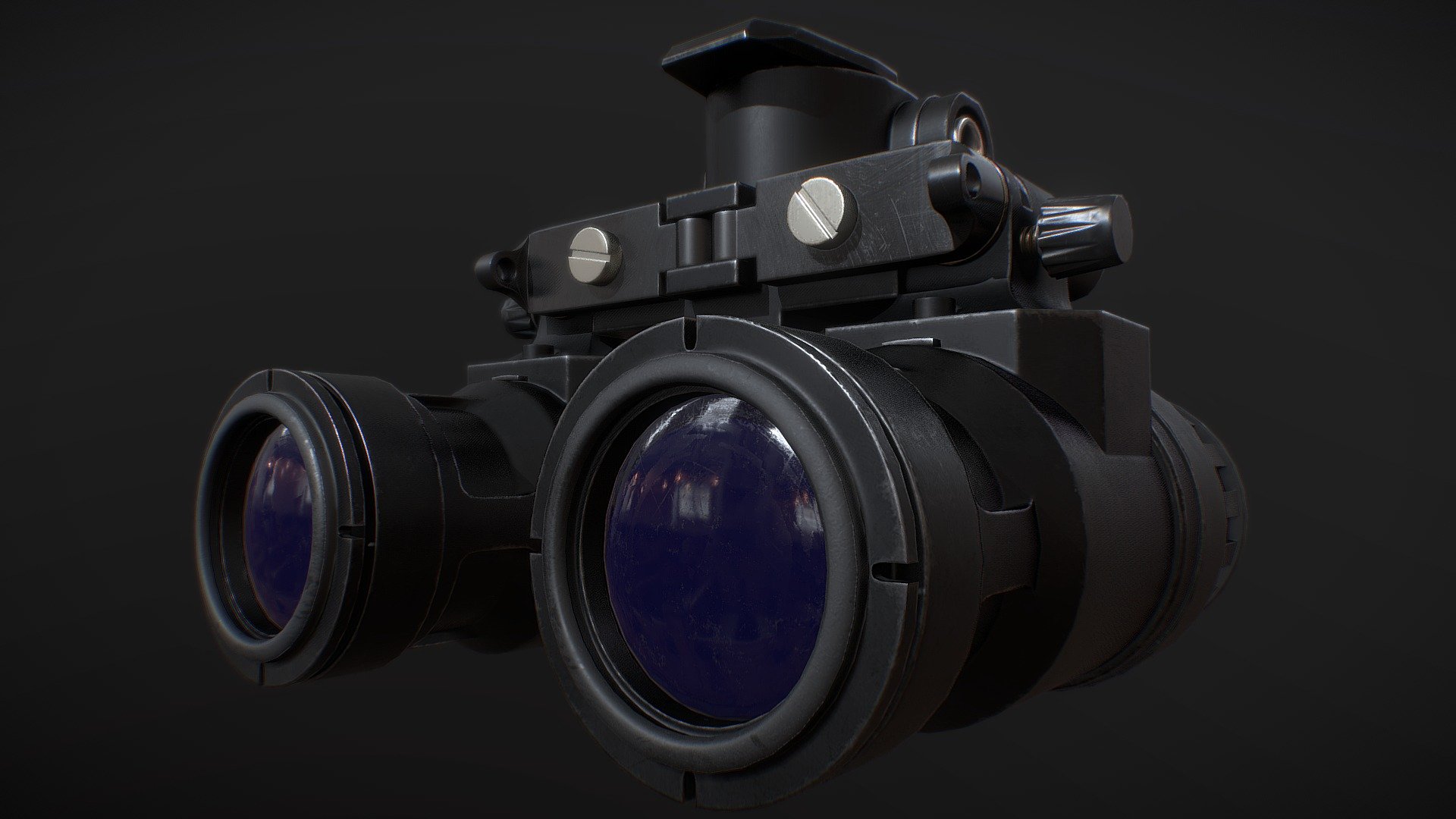 LINDU OPTICS russian night vision goggles 3D model by Rob.Caenen