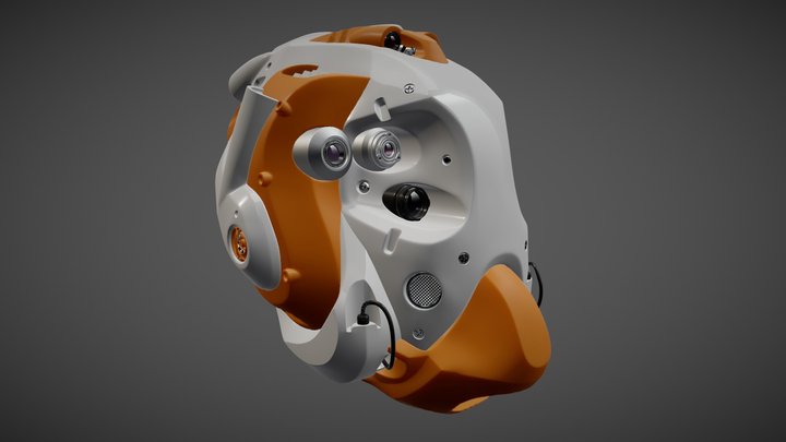 Rob-O-range series: Helmet 2 3D Model