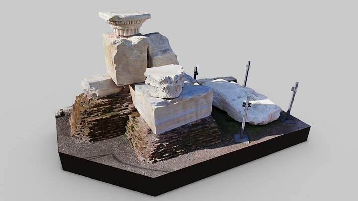 Rome Forum Stones East – Modello 3D gratuito STL