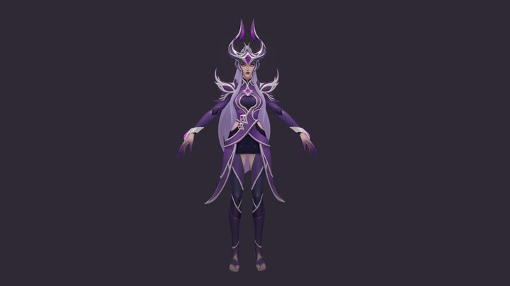 Wild Rift Syndra 3D Model