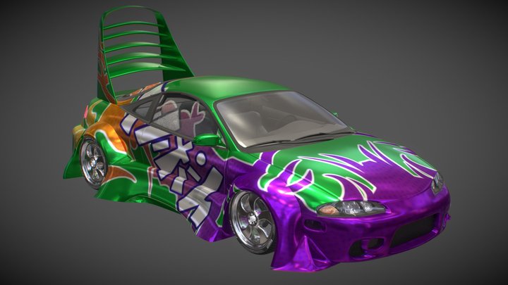 Wingo (Mitsubishi Eclipse) 3D Model