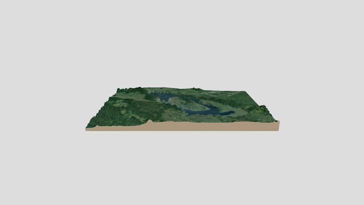 Danau Toba - Danau Tektovulkanik 3D Model