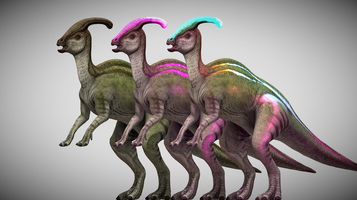 Camp Cretaceous Parasaurolophus Lux Pack – Kostenloses 3D-Modell STL