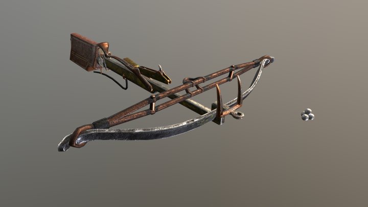 Bullet crossbow 3D Model