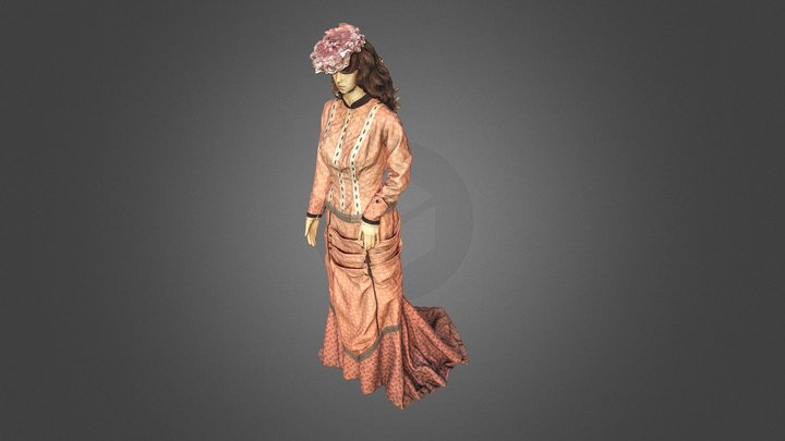 Suknia - kostium filmowy - CETA 3D Model