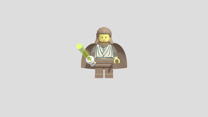 Qui-Gon Jinn 3D Model
