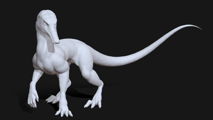 Niv-tou full-body Sculpt 3D Model