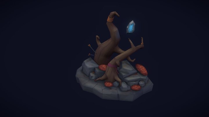 Enchanted Stone - ZugZug Diorama Course 3D Model