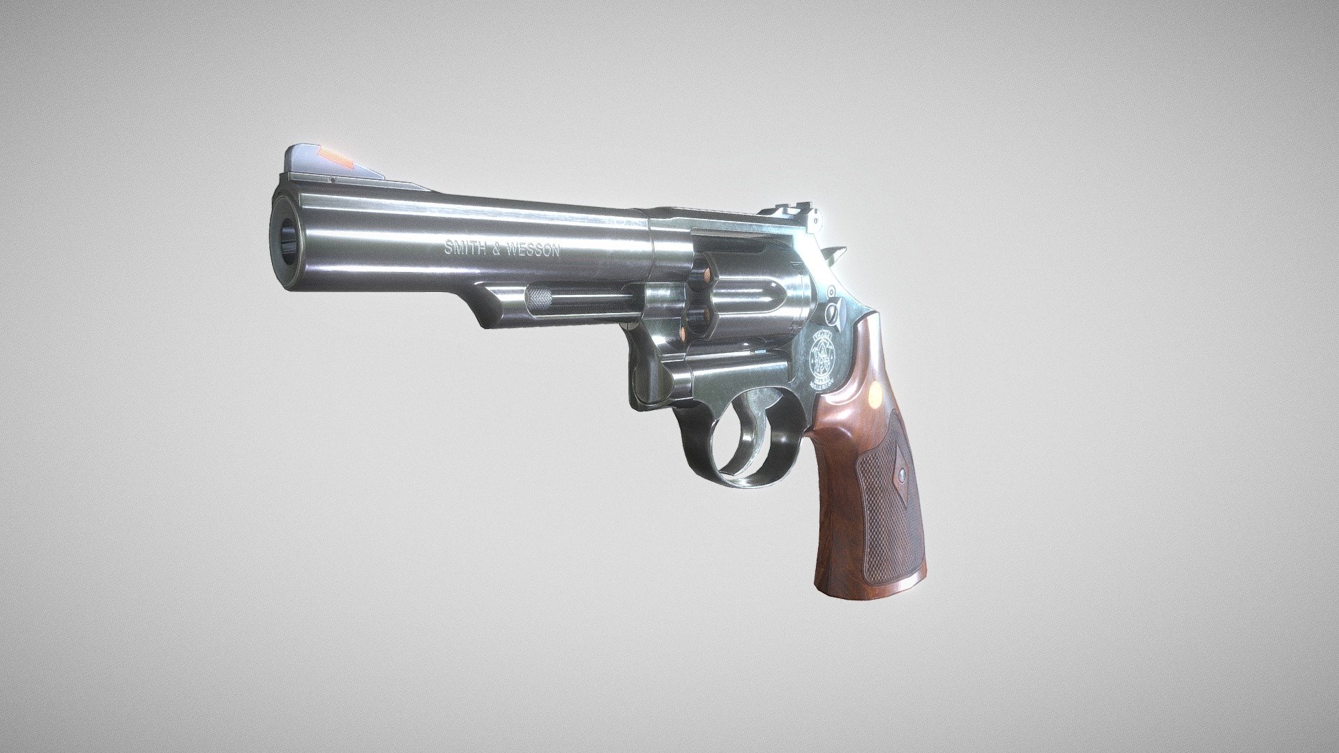 Smith and Wesson Model 19 Classic - 3D model by ryosenka [93326e5 ...