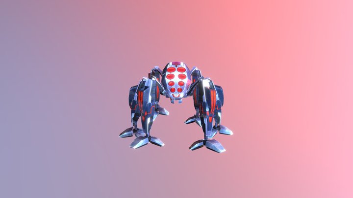 Robot Spider 3D Model