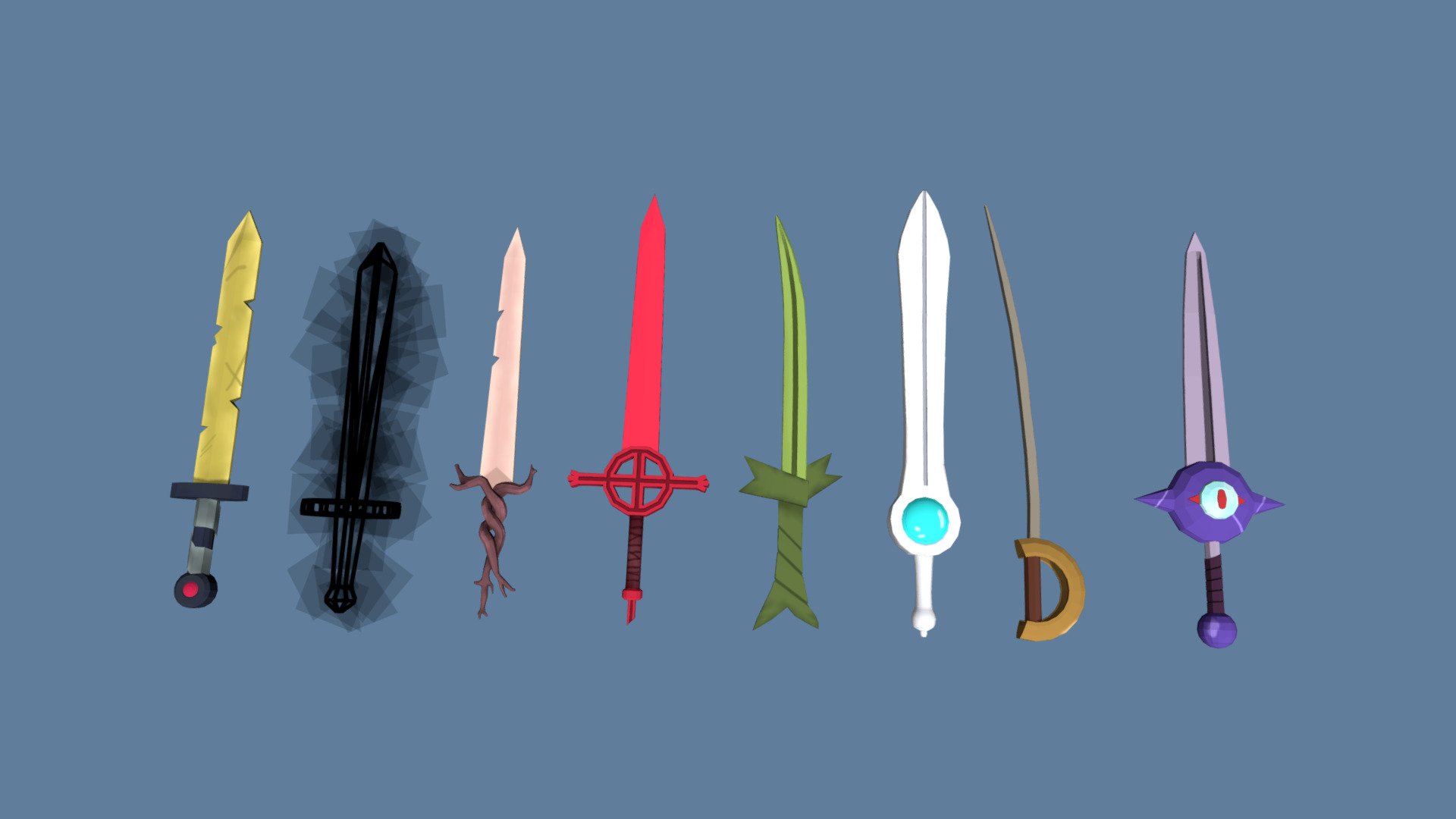 Finn'S Swords - Download Free 3D Model By Penqin (@Pinqin) [93328D8]