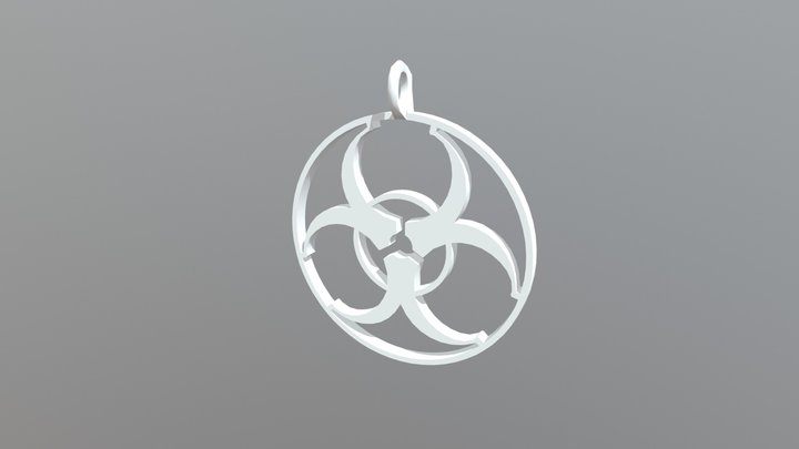Biohazard pendant